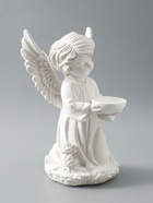 УЦЕНКА Статуэтка «Ангелочек сидячий с чашей» 33×21×17.5 см 10972543