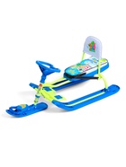 УЦЕНКА Снегокат «Тимка спорт 4-1», со спинкой, голубой, зелёный, ТС4-1/Ф22 Nika Kids - Фото 6