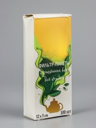 УЦЕНКА Набор фильтр-пакетов для заваривания чая, для чайника, 100 шт., 5 х 12 см - Фото 5