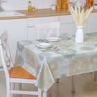 УЦЕНКА Клеёнка на стол на нетканой основе Доляна, ширина 137 см, общая толщина 0,19 мм, рулон 17 м - фото 14999609