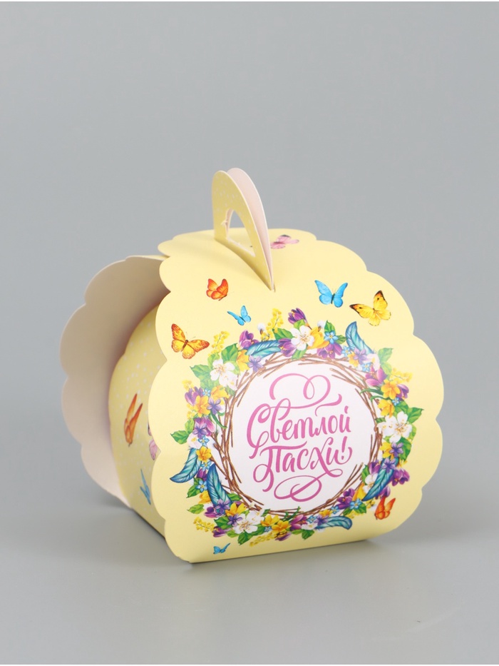 Коробочка подарочная для яйца «Со светлой Пасхой» - Фото 1