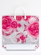 Пакет «Роза на серебре», полиэтиленовый, пластиковая ручка, 37×35 см, 90 мкм - Фото 2