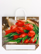 Пакет «Спасибо», полиэтиленовый, пластиковая ручка, 37×35 см, 90 мкм - Фото 2