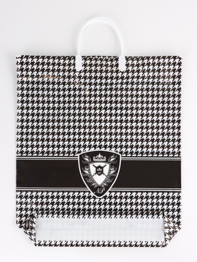 Пакет «Герб», полиэтиленовый пластиковая ручка, 38?44 см, 90 мкм (комплект 5 шт)