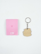 Подарочный набор: блокнот А7, 16 листов и деревянный брелок "С 8 Марта" 10900537