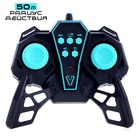 УЦЕНКА Танк радиоуправляемый Fighter, 4WD, управление жестами, стреляет гелевыми пулями, черно-синий - Фото 5