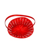 УЦЕНКА Корзина плетёная для хранения, бамбуковая, красная, набор 2 шт. 10972862