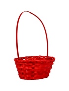 УЦЕНКА Корзина плетёная для хранения, бамбуковая, красная, набор 2 шт. 10972862