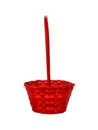 УЦЕНКА Корзина плетёная для хранения, бамбуковая, красная, набор 2 шт. 10972862