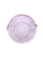 УЦЕНКА Корзина плетеная 32 х 32 х 14 см, ручка h=14 см фиол-ый ткань - Фото 15