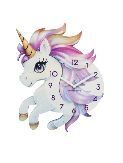 УЦЕНКА Часы настенные «Gelato», единорог, интерьерные, детские, плавный ход, d=33.5 см