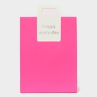 Пакет подарочный бумажный с вырубной ручкой 30×40×12 см, фуксия 10851717