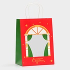 Пакет подарочный с окном «Театр» 19×26×13 см, красный 10851728