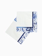 Салфетки бумажные двухслойные «Синие Узоры», 33 х 33, 12 шт 10958725