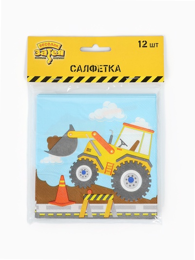 Салфетки бумажные двухслойные «Техника», 25×25, 12 шт.