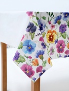 Скатерть одноразовая «Полевые цветы», 130 х 180см 10958727