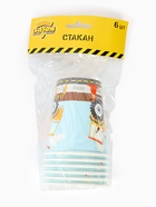 Стакан бумажный одноразовый «Техника», 250 мл, 6 шт (комплект 2 шт) - фото 64218792