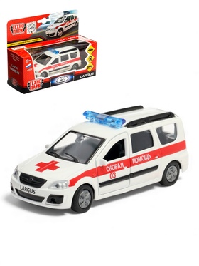 Машина металлическая LADA Largus «Скорая», инерция, 12 см