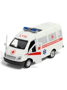 Машина металлическая «ГАЗ-3221. ГАЗель. Скорая помощь», инерция, 12.2 см 10968683