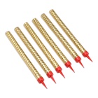 УЦЕНКА Свеча фонтан  "Золото", 6 шт, 18 см, 50 сек 10973472