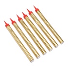 УЦЕНКА Свеча фонтан  "Золото", 6 шт, 18 см, 50 сек 10973472