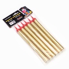 УЦЕНКА Свеча фонтан  "Золото", 6 шт, 18 см, 50 сек 10973472