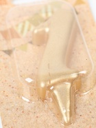 УЦЕНКА Свеча для торта цифра "Овал" золотая "1", большая, 5,5 см 10973482