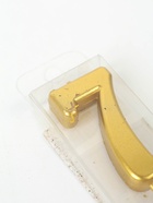 УЦЕНКА Свеча в торт на шпажке, цифра 7, золотой, 4.5х2.5 см - Фото 4