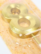 УЦЕНКА Свеча в торт на шпажке «Грань», цифра "8", золотая, 5 см - Фото 7