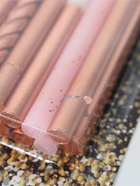 УЦЕНКА Набор свечей для торта "Розовая вечеринка", 12 шт, 8 см, белый и розовый металлик 10973501