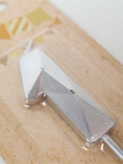 УЦЕНКА Свеча в торт на шпажке «Алмаз», цифра "1", серебряная, 5х2,6 см - Фото 3