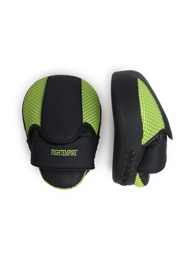 {{photo.Alt || photo.Description || 'УЦЕНКА Лапы боксерские изогнутые FIGHT EMPIRE, CLASSIC, ПУ, чёрные, жёлтые, пара'}}