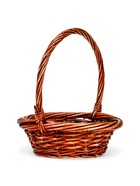 УЦЕНКА Набор корзин, 3 шт, 36х14/39 см, 30х12/34 см, 23х8/25 см, ива коричневая 10973563