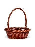 УЦЕНКА Набор корзин, 3 шт, 36х14/39 см, 30х12/34 см, 23х8/25 см, ива коричневая 10973563