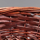 УЦЕНКА Набор корзин, 3 шт, 36х14/39 см, 30х12/34 см, 23х8/25 см, ива коричневая 10973563