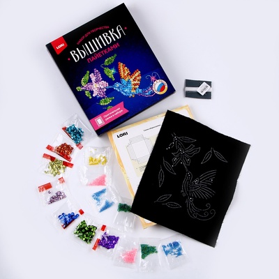 УЦЕНКА Вышивка пайетками "Колибри" Вп-021