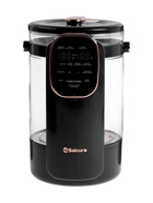 Термопот Sakura SA-1375BK, 1200 Вт, 3 л, 45-100°С, сенсор, LCD дисплей,  стекло, черный - фото 23599792
