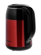 Чайник электрический Sakura SA-2168MBR, 1.8 л, металлический, чёрно-красный - фото 23599809