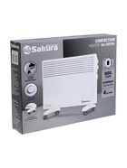 Конвектор электрический Sakura SA-0651W, 1800 Вт, до 18 м², напольный/настенный, IPХ4, 2 режима 10971066