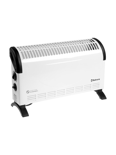Конвектор электрический Sakura SA-0653W, 1800 Вт, до 18 м², напольный, механический термостат