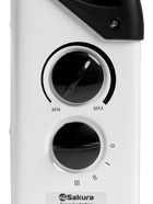 Конвектор электрический Sakura SA-0653W, 1800 Вт, до 18 м², напольный, механический термостат - Фото 5