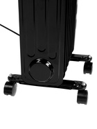 Обогреватель масляный Sakura SA-0377B, 1500 Вт, до 15 м², 7 секций, механический, 3 режима - фото 51881522