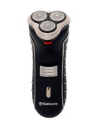 Электробритва Sakura SA-5414BK, АКБ, сеточная, 3 плавающие головки, триммер, чёрная - Фото 1