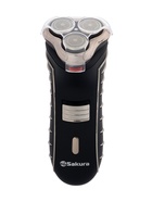 Электробритва Sakura SA-5414BK, АКБ, сеточная, 3 плавающие головки, триммер, чёрная - Фото 7