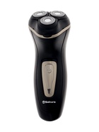 Электробритва Sakura SA-5417BK, роторная, 3 головик, триммер, чёрная - Фото 1