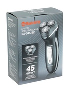 Электробритва Sakura SA-5417BK, роторная, 3 головик, триммер, чёрная 10971073