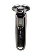 Электробритва Sakura SA-5433BK, роторная, 3 плавающие головки, LED дисплей, 5 Вт, АКБ, чёрная - Фото 1