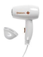 Фен Sakura SA-4049W, 1200 Вт, 2 температурных режима, 2 скорости, белый 10971075