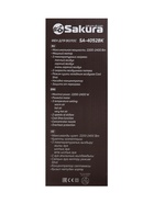 Фен Sakura SA-4052BK, 2400 Вт, 1.8 м, 3 температурных режима, 2 скорости, сушка холодным воздухом 10971076