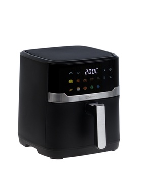 Аэрогриль Sakura SA-7689BK, 7 л, 1700 Вт, 10 программ, 80-200°С, сенсор, таймер, LED дисплей